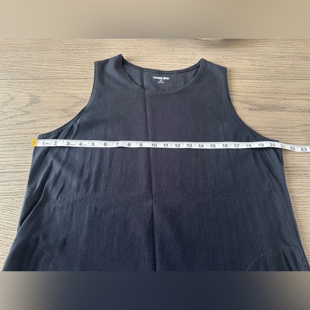 Lands' End Classic Black Maxi Dress - Picture 3 of 5